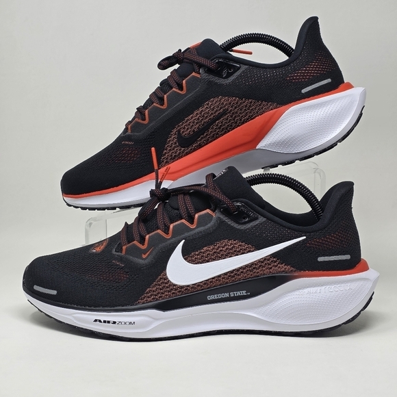 Nike Pegasus 41 Running Shoes Black Oregon State Beavers Men's Sz 9.5 FZ5139-001 - Picture 2 of 11